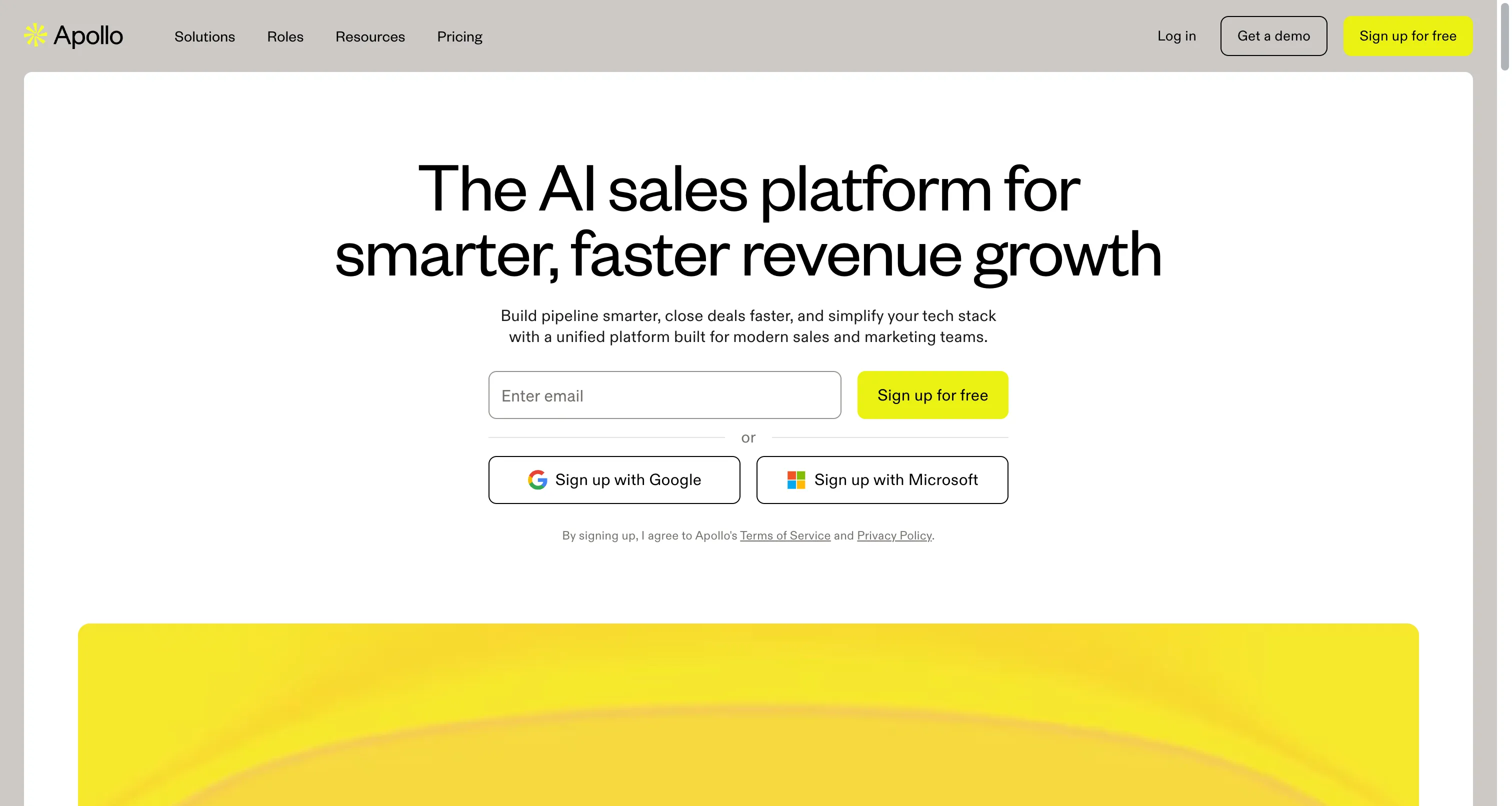 Apollo.io screenshot