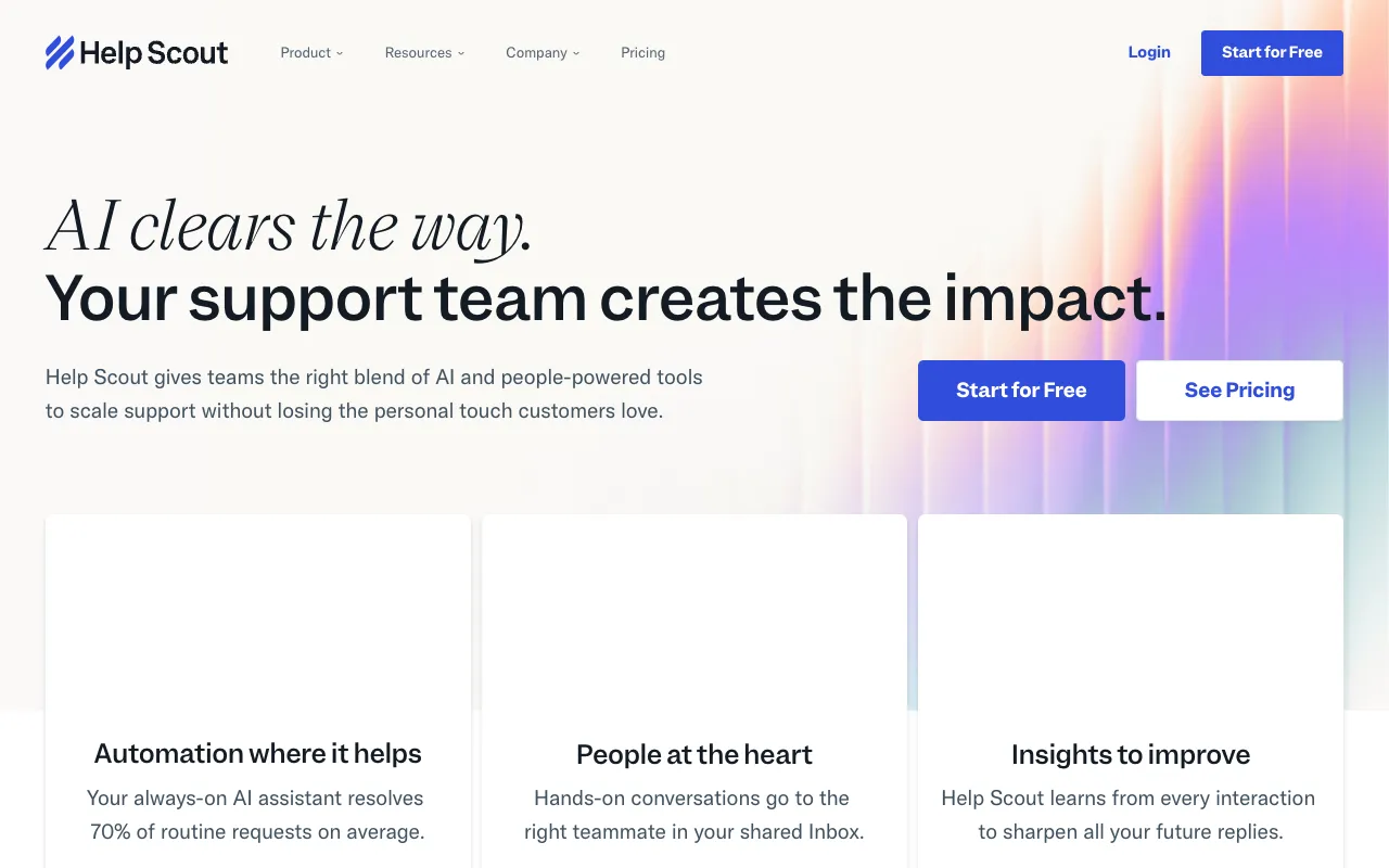 Help Scout screenshot