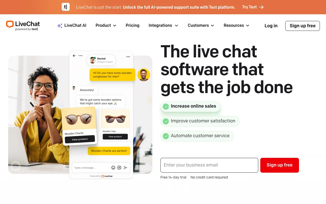 LiveChat screenshot