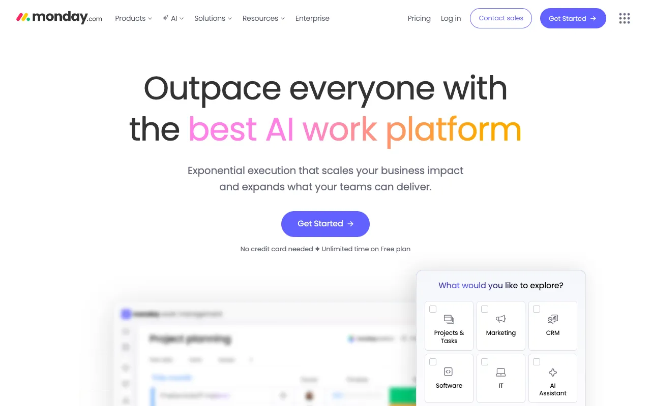 Monday.com screenshot