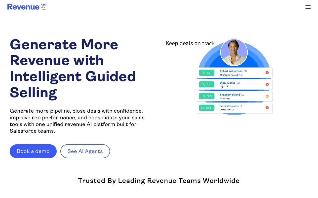 Revenue.io screenshot