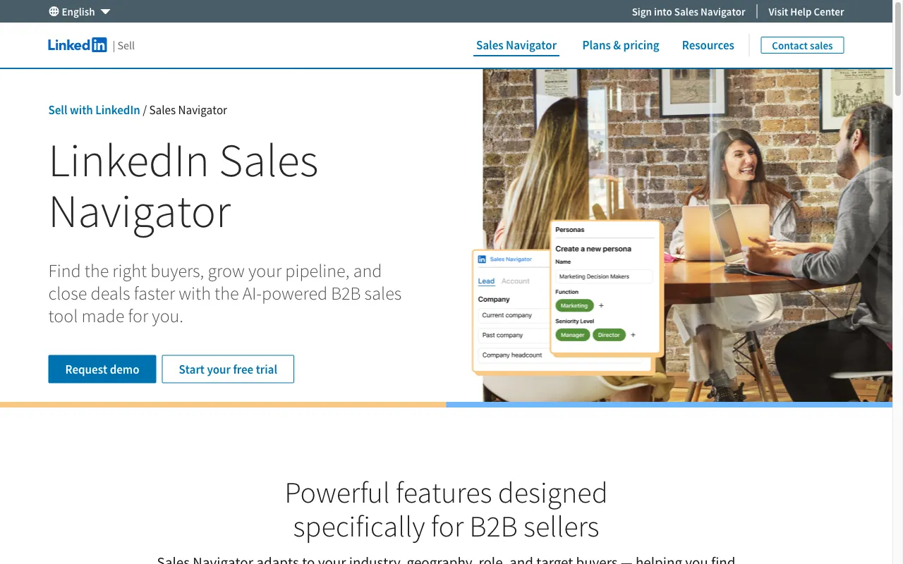 LinkedIn Sales Navigator screenshot