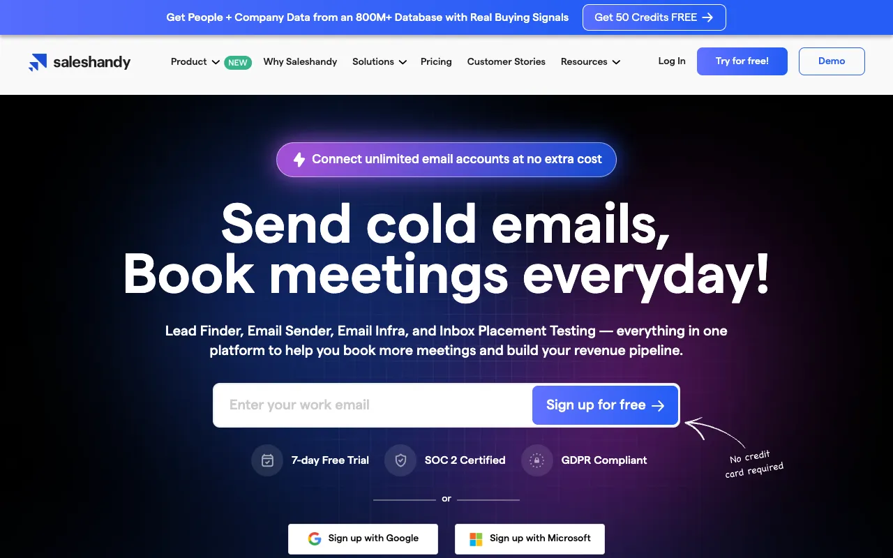 Saleshandy screenshot