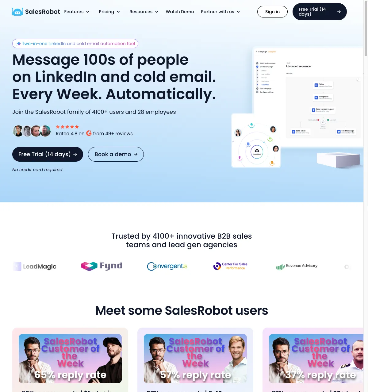 SalesRobot screenshot