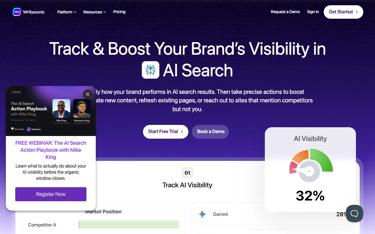 Writesonic screenshot